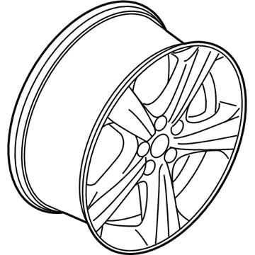 Lincoln EJ7Z-1007-A Wheel, Alloy