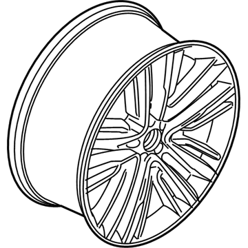 Lincoln HJ7Z-1007-A Wheel, Alloy