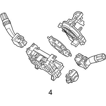 Ford EA1Z-3F791-AB Steering Column Housing Assembly