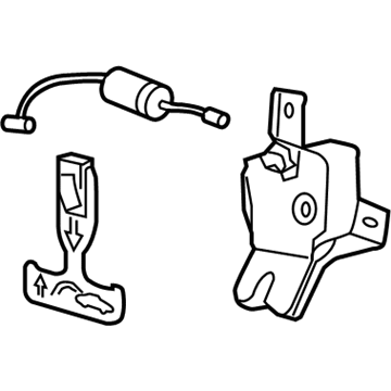 Lincoln DA5Z-5443200-A Trunk Lock