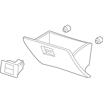 Ford 6L2Z-7806024-AAC Glove Box Assembly