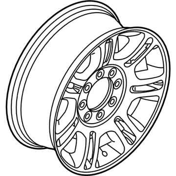 Ford BC3Z-1007-D Wheel, Alloy