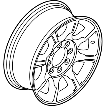 Ford FC3Z-1007-A Wheel, Alloy