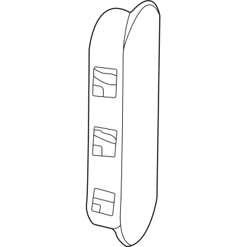 Ford FL3Z-13D712-A Blank Cover