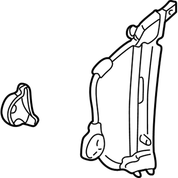 Mercury 6L8Z-7827000-BA Window Regulator