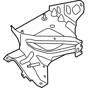 Ford 8S4Z-6K034-A Reinforcement Plate