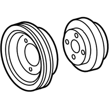 Ford 3L3Z-6B321-AA Damper & Pulley