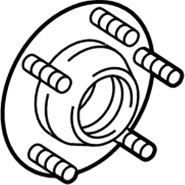 Lincoln 5W1Z-1107-A Wheel Stud