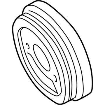 Ford F81Z-6316-AA Crankshaft Pulley