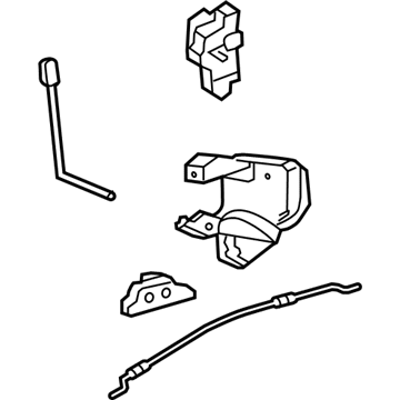 Ford BC3Z-25219A65-AA Latch Assembly