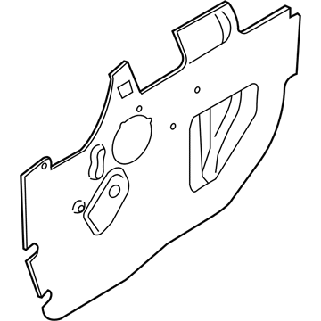 Ford 9T1Z-61237A04-A Water Shield