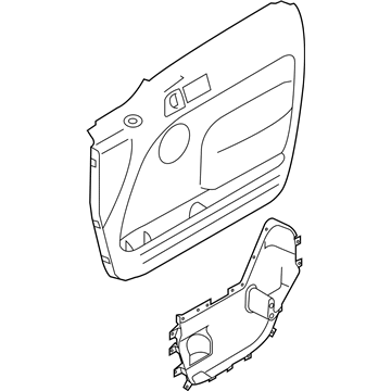 Ford 4T1Z-6023942-EB Door Trim Panel