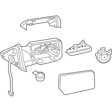 Ford 9L1Z-17682-AA Mirror Assembly - Rear View Outer