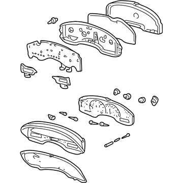 Lincoln 4W4Z-10849-AB Cluster Assembly