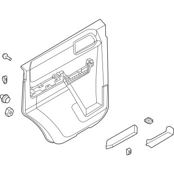 Ford M2DZ-7827407-BC PANEL - DOOR TRIM - LOWER