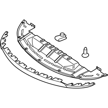 Ford AG1Z-8327-A Lower Deflector