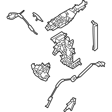 2022 Lincoln Corsair Door Latch Assembly - LJ7Z-78264A26-G