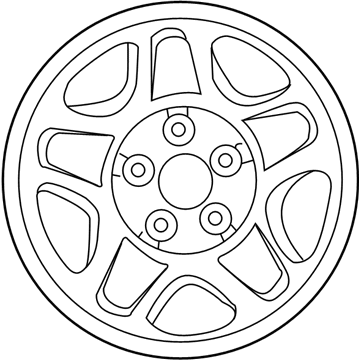 Ford F87Z-1015-CC Wheel Assembly