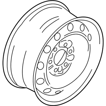 Ford JL1Z-1007-A Wheel, Spare