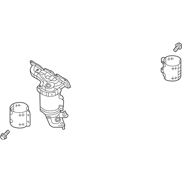 Ford FB5Z-5G232-A Manifold W/Converter