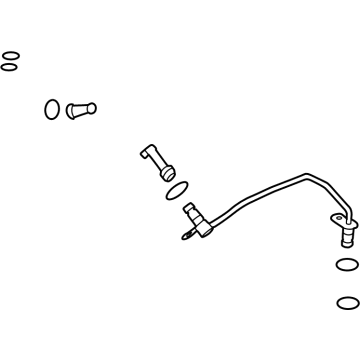 Ford MB3Z-9T516-A Oil Inlet Tube