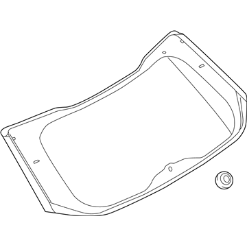 Ford HT4Z-5842006-C Lift Gate Glass