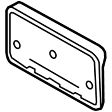 Ford 9T1Z-17A385-AD License Bracket