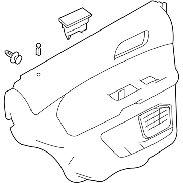 Ford DB5Z-7827406-CA Panel Assembly - Door Trim