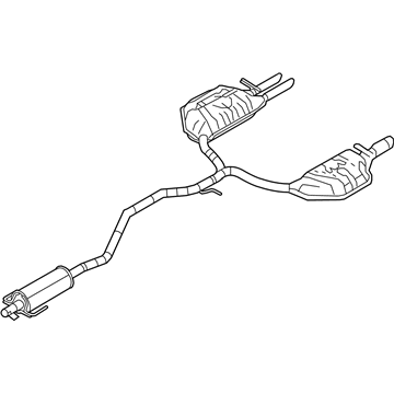 2011 Ford Fusion Muffler - 9E5Z-5230-F