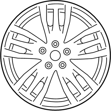 Ford CV6Z-1007-F Wheel, Alloy