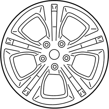 Ford F1EZ-1007-A Wheel Assembly