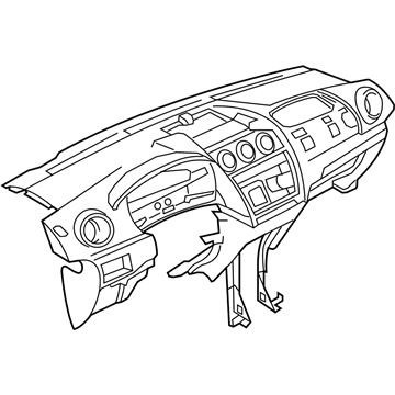 Ford 9T1Z-6104320-CC Instrument Panel