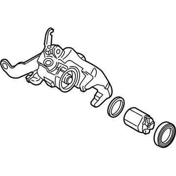 Ford Fiesta Brake Caliper - C1BZ-2552-B