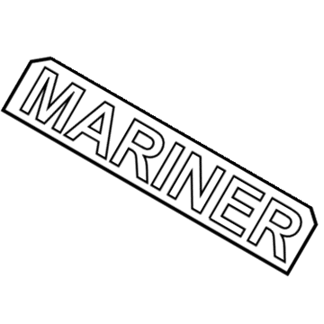 Mercury Mariner Emblem - 5E6Z-7842528-AB