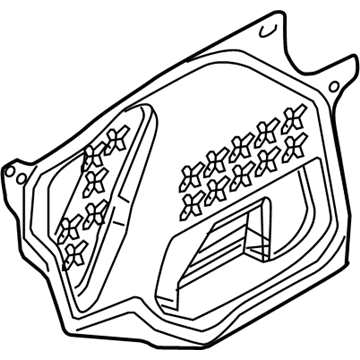 Lincoln AE9Z-74237A04-A Water Shield