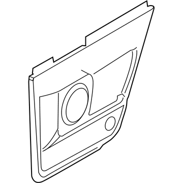 Ford 2L7Z-7827407-AAA Panel - Door Trim - Lower