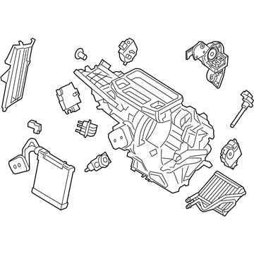 Ford GN1Z-19B555-DL A/C & Heater Assembly