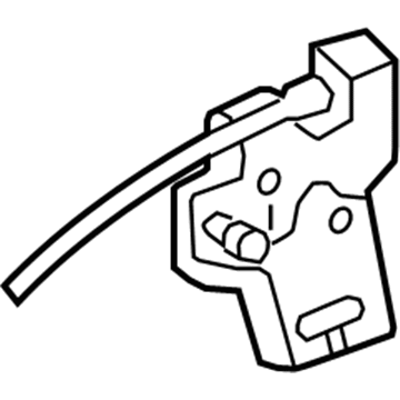 Ford 7W7Z-5443200-A Trunk Lock Assembly