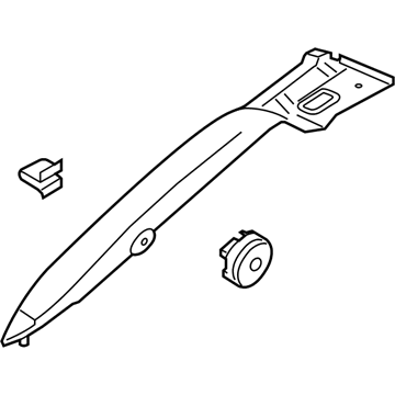 Ford KR3Z-7603599-BA Windshield Moulding