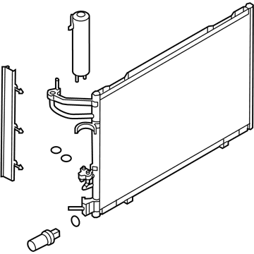 Ford AE8Z-19712-A Condenser