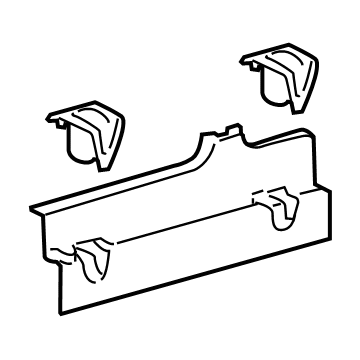 Ford EK4Z-61311A58-AB Center Molding