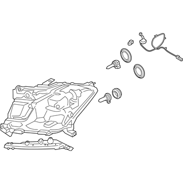 Ford JL1Z-13008-J Headlamp Assembly