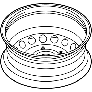 Ford CK4Z-1007-B Spare Wheel