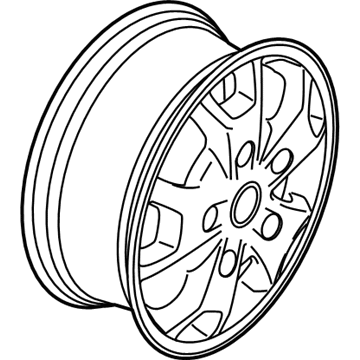 Ford HK4Z-1007-A Wheel, Alloy