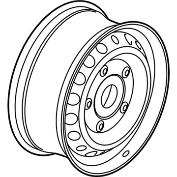 Ford CK4Z-1007-B Wheel, Steel