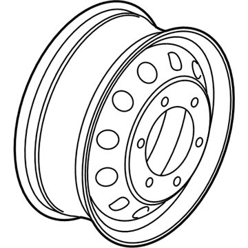 Ford CK4Z-1015-B Wheel, Steel