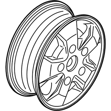 Ford HK4Z-1007-A Wheel, Alloy