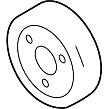 Ford 1S7Z-8509-A Pulley