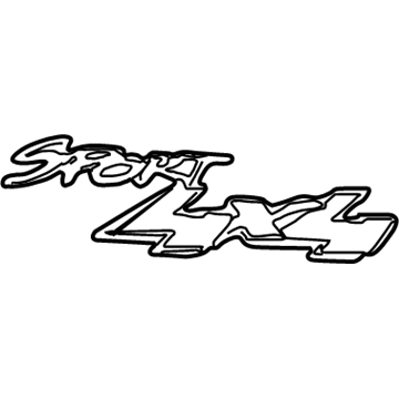 Ford XL3Z-9925622-DAA Decal