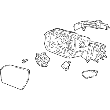 Lincoln LL7Z-17683-BA Mirror Assembly